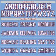 Men's Custom Light Blue White-Red Authentic American Flag Fashion Baseball Jersey - Image 4